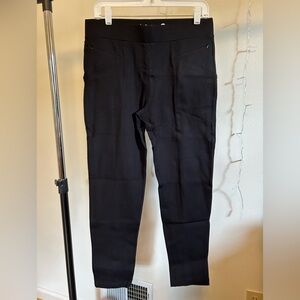 Betabrands Black Legging Style Slacks with Pockets Functional Work Pants